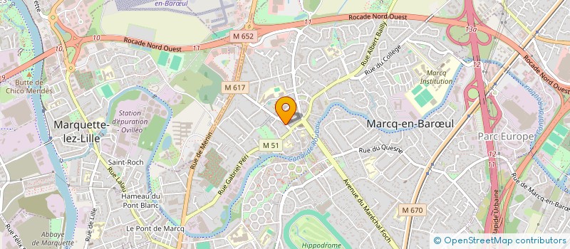localisation de l'entreprise MADAME CELINE DE TEYSSIERE  MARCQ-EN-BARUL
