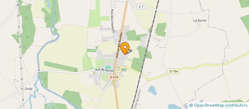 localisation de l'entreprise MADAME CELINE DEBEURET  MEREAU