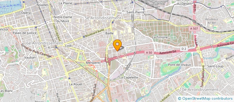 localisation de l'entreprise MADAME CELINE DEBON à MARSEILLE