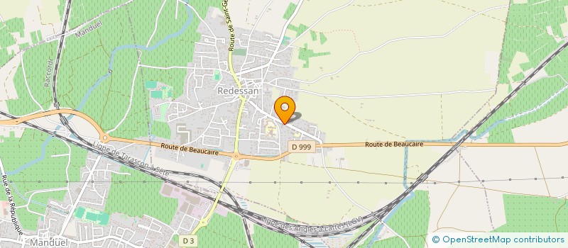 localisation de l'entreprise MADAME CELINE DEBOUT  REDESSAN