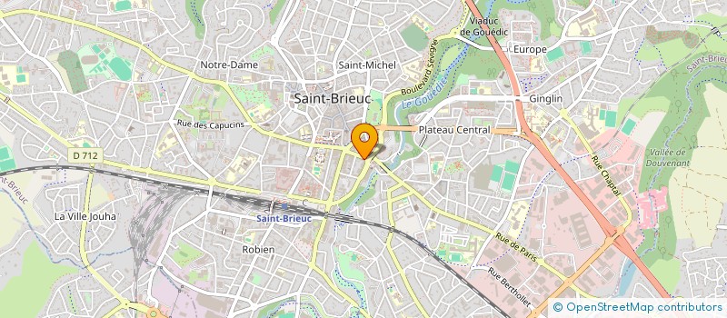 localisation de l'entreprise MADAME CELINE DEBRAY à SAINT-BRIEUC
