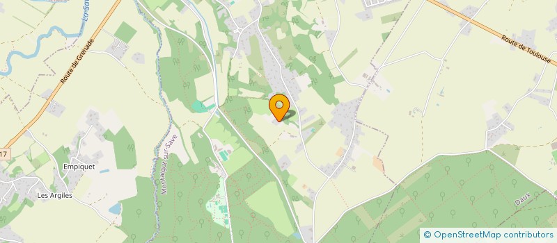 localisation de l'entreprise MADAME CELINE DEBRUN  MONTAIGUT-SUR-SAVE