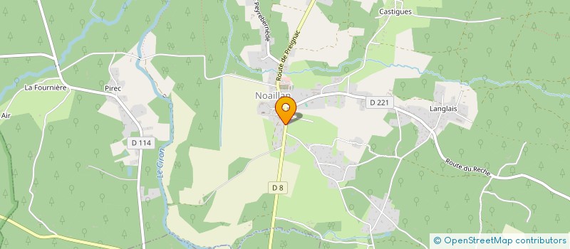 localisation de l'entreprise MADAME CELINE DEBRUYNE  NOAILLAN