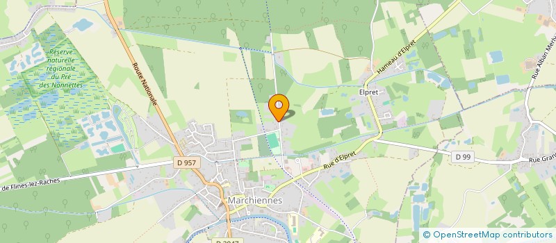 localisation de l'entreprise MADAME CELINE DEBUT  MARCHIENNES