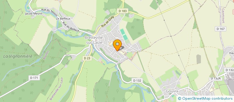 localisation de l'entreprise MADAME CELINE DECAEN à BRETTEVILLE-SUR-LAIZE