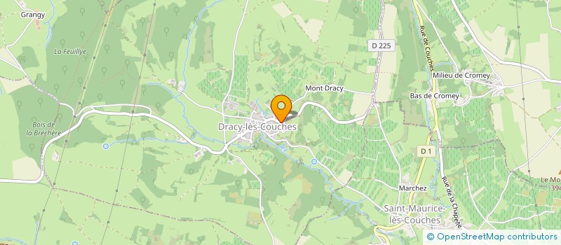 localisation de l'entreprise MADAME CELINE DECK  DRACY-LES-COUCHES