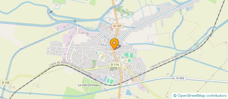 localisation de l'entreprise MADAME CELINE DECOURT  MARANS