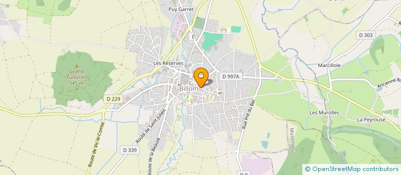 localisation de l'entreprise MADAME CELINE DECOURTY  BILLOM