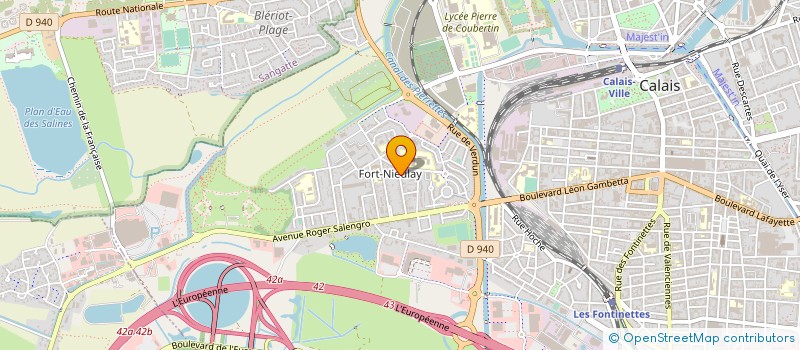 localisation de l'entreprise MADAME CELINE DEGOUSEE à CALAIS