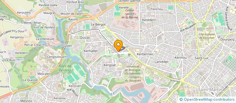 localisation de l'entreprise MADAME CELINE DEJONGHE  BREST