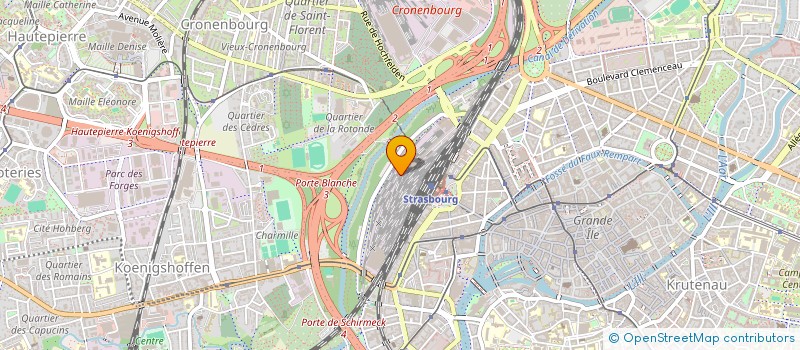 localisation de l'entreprise MADAME CELINE DELABRE MOUSSIEGT à STRASBOURG