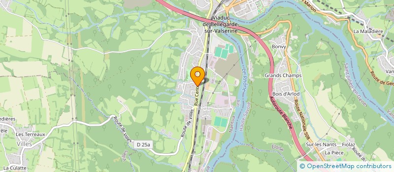 localisation de l'entreprise MADAME CELINE DELACROIX à VALSERHONE