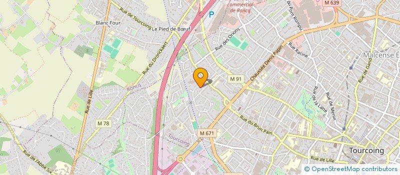 localisation de l'entreprise MADAME CELINE DELAGE  TOURCOING