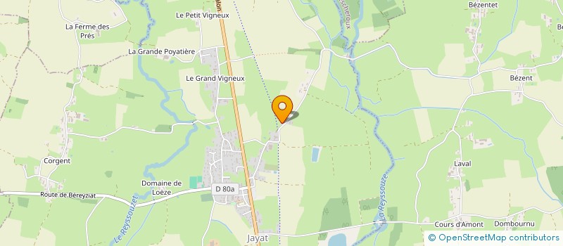 localisation de l'entreprise MADAME CELINE DELAHODDE  JAYAT