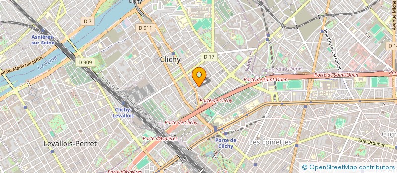 localisation de l'entreprise MADAME CELINE DELALEUF à CLICHY