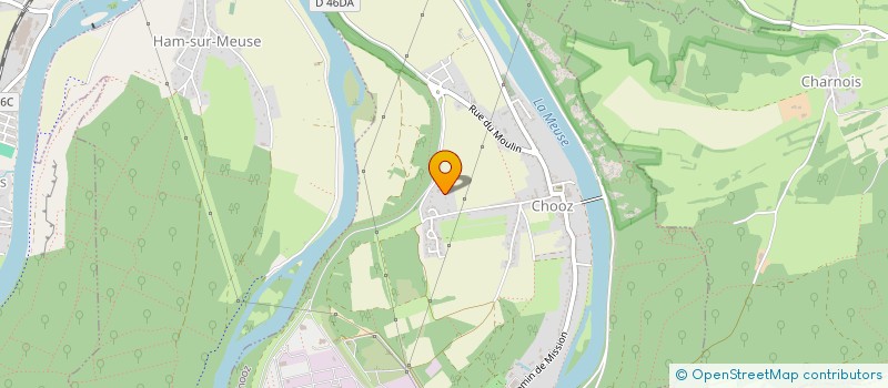 localisation de l'entreprise MADAME CELINE DELATTRE  CHOOZ