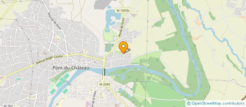 localisation de l'entreprise MADAME CELINE DELAUNAY  PONT-DU-CHATEAU