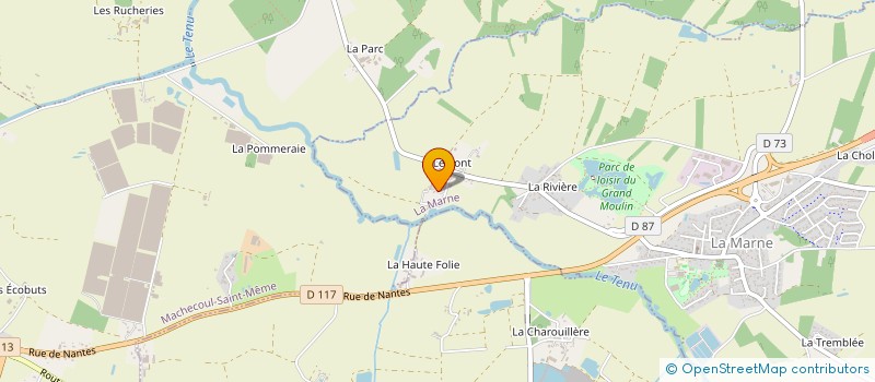 localisation de l'entreprise MADAME CELINE DELAUNAY à LA MARNE
