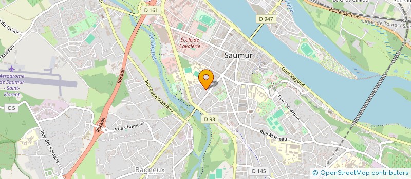 localisation de l'entreprise MADAME CELINE DELAVALLE  SAUMUR