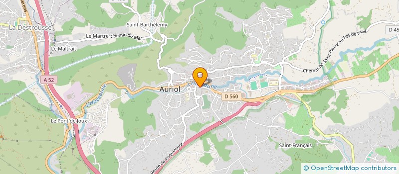 localisation de l'entreprise MADAME CELINE DELAVAULT  AURIOL