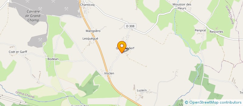 localisation de l'entreprise MADAME CELINE DELEBASSEE  GRAND-CHAMP