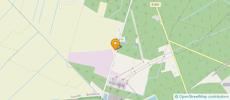 localisation de l'entreprise MADAME CELINE DELEGLISE  SAUCATS