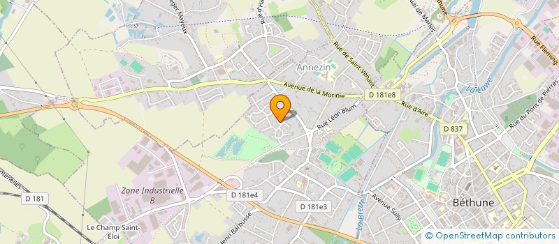 localisation de l'entreprise MADAME CELINE DELELIS  ANNEZIN