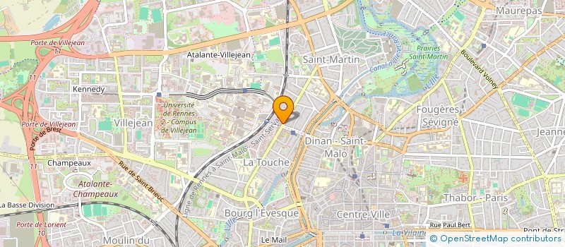 localisation de l'entreprise MADAME CELINE DELENTE  RENNES