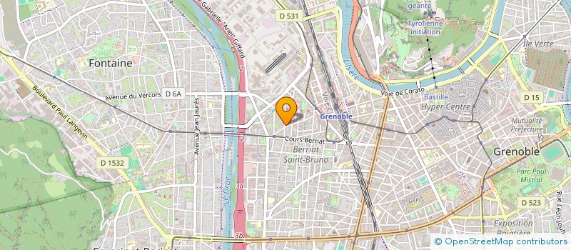 localisation de l'entreprise MADAME CELINE DELERCE  GRENOBLE