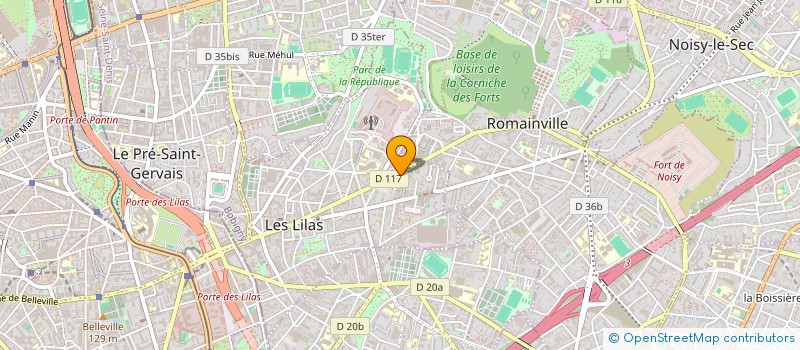 localisation de l'entreprise MADAME CELINE DELESPINAY à LES LILAS