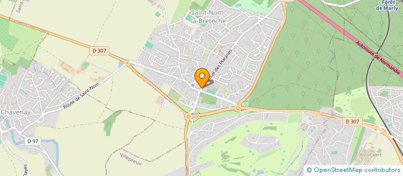 localisation de l'entreprise MADAME CELINE DELESQUE  SAINT-NOM-LA-BRETECHE