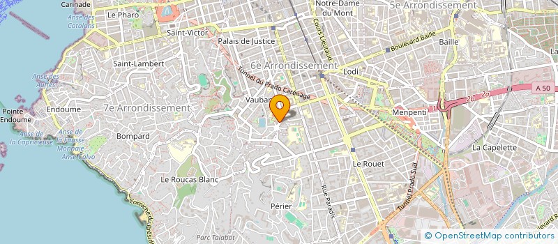 localisation de l'entreprise MADAME CELINE DELFO à MARSEILLE