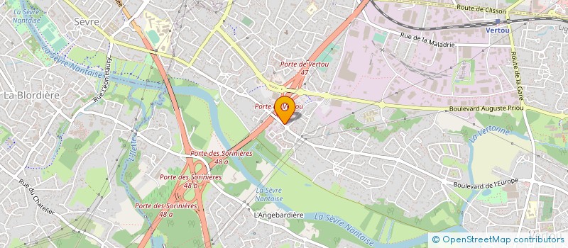 localisation de l'entreprise MADAME CELINE DELIGNY  VERTOU