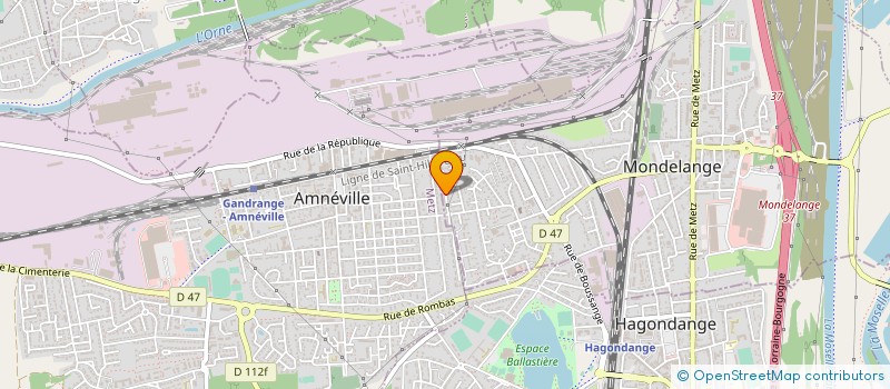 localisation de l'entreprise MADAME CELINE DELISSEN  RURANGE-LES-THIONVILLE