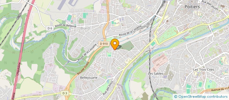 localisation de l'entreprise MADAME CELINE DELLA-CORTE  POITIERS