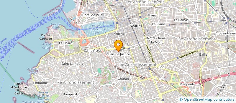 localisation de l'entreprise MADAME CELINE DELLA VOLPE à MARSEILLE