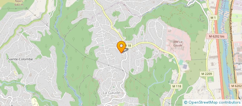 localisation de l'entreprise MADAME CELINE DELLUS  VENCE