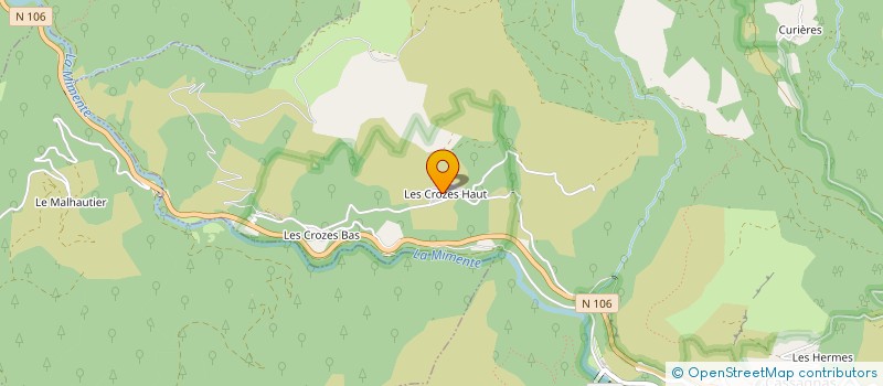 localisation de l'entreprise MADAME CELINE DELMEE  CANS ET CEVENNES