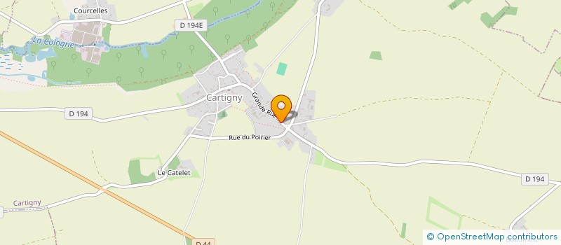 localisation de l'entreprise MADAME CELINE DELOBELLE  CARTIGNY