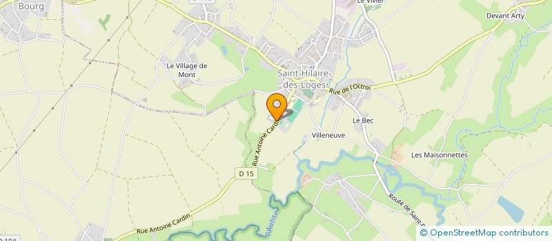 localisation de l'entreprise MADAME CELINE DELPHIN  SAINT-HILAIRE-DES-LOGES