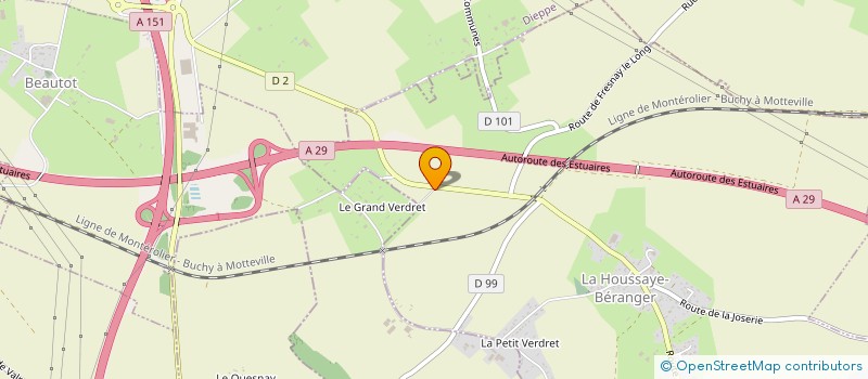 localisation de l'entreprise MADAME CELINE DELPLANQUE à LA HOUSSAYE-BERANGER