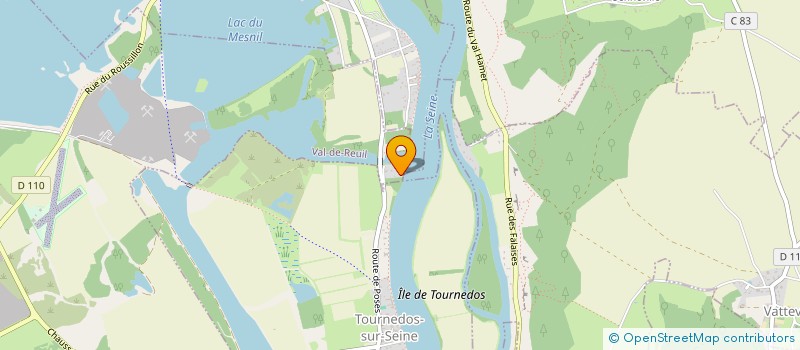 localisation de l'entreprise MADAME CELINE DEMAEGDT  VAL-DE-REUIL