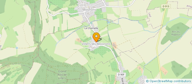 localisation de l'entreprise MADAME CELINE DEMAREZ  VILLERS-LES-MOIVRONS