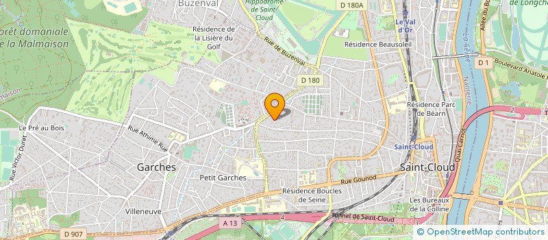 localisation de l'entreprise MADAME CELINE DEMARNE à SAINT-CLOUD