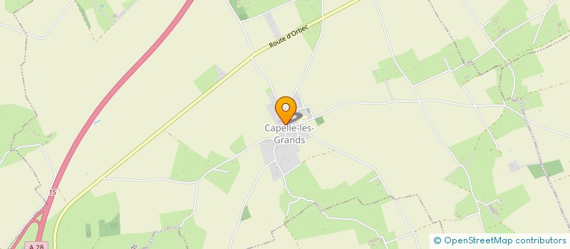 localisation de l'entreprise MADAME CELINE DEMOULIN  CAPELLE-LES-GRANDS