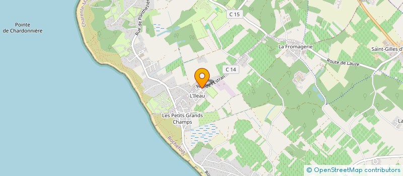 localisation de l'entreprise MADAME CELINE DENIEAU à SAINT-PIERRE-D'OLERON