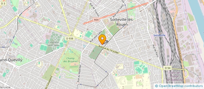 localisation de l'entreprise MADAME CELINE DENIER à SOTTEVILLE-LES-ROUEN