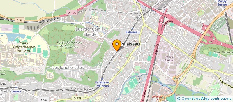 localisation de l'entreprise MADAME CELINE DENIS à PALAISEAU