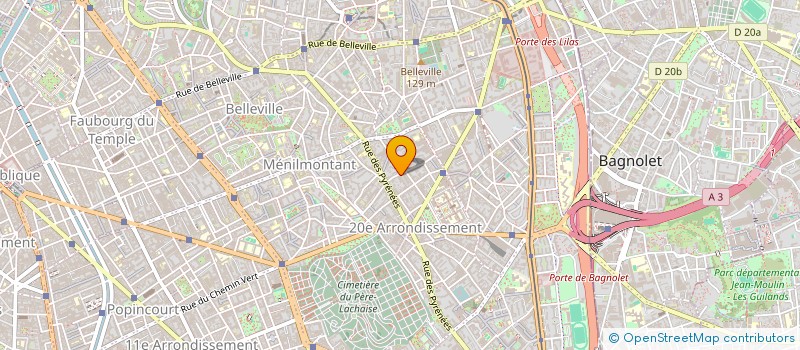 localisation de l'entreprise MADAME CELINE DENIS  PARIS