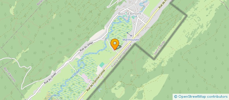 localisation de l'entreprise MADAME CELINE DEPASSIO  BOIS-D'AMONT